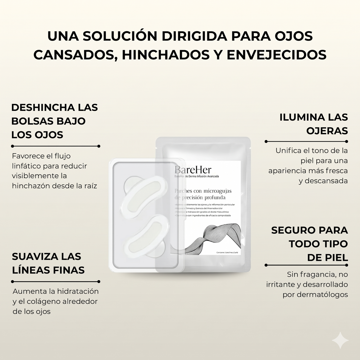 Parches BareHer™  - Reduce las ojeras y Bolsas