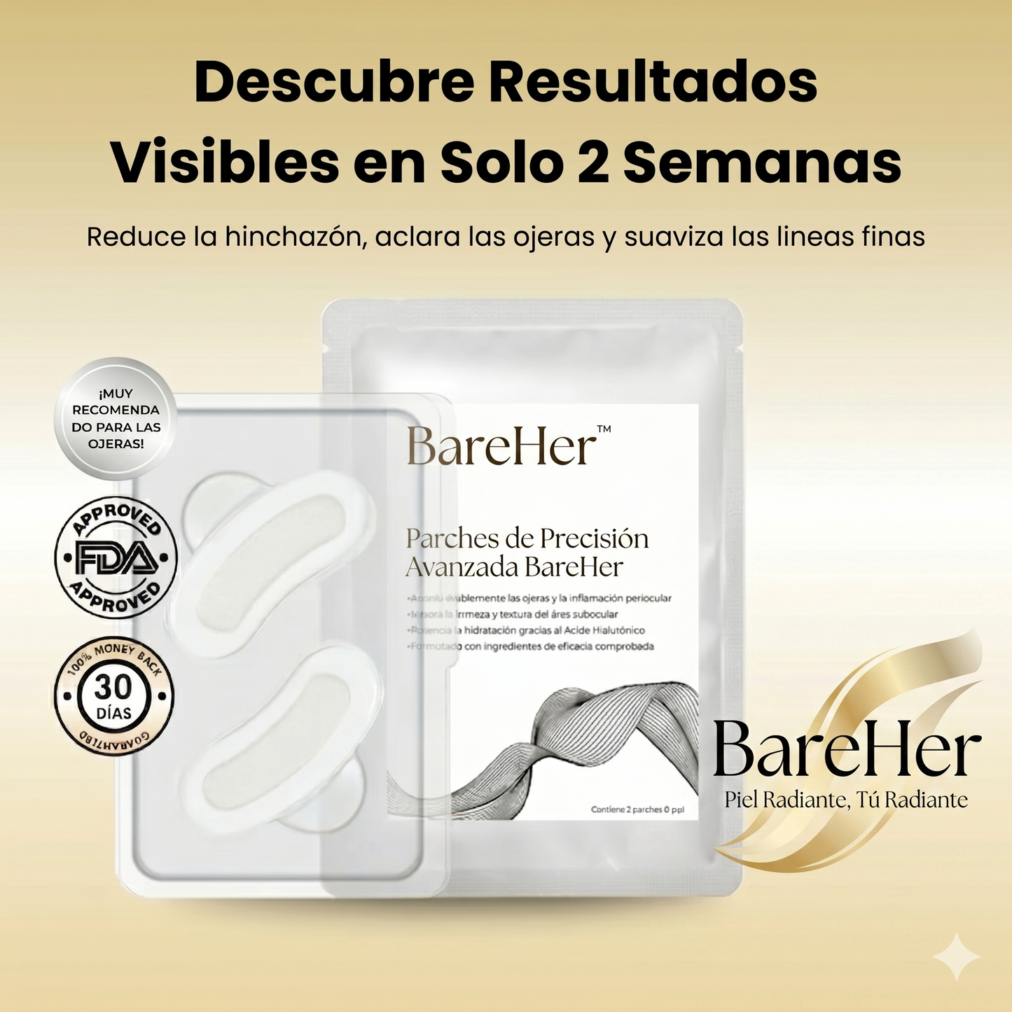 Parches BareHer™  - Reduce las ojeras y Bolsas